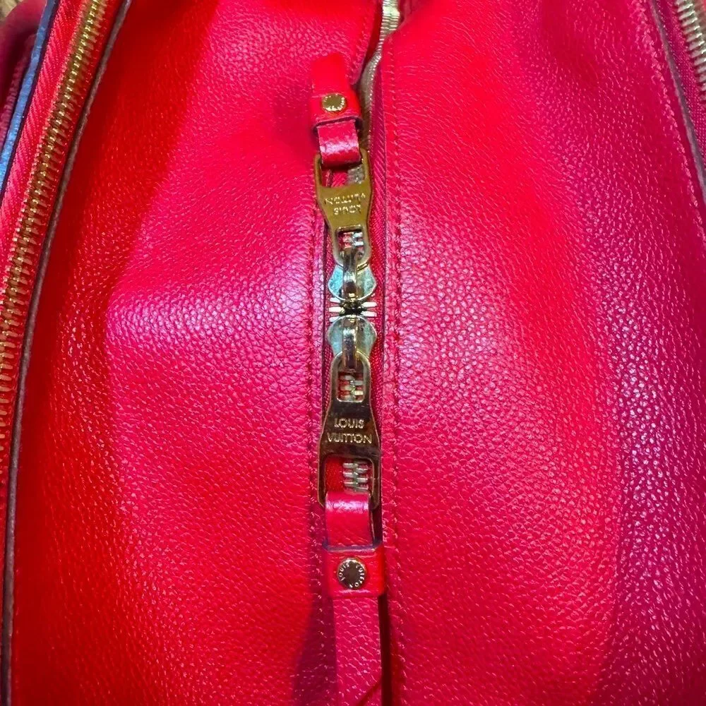 Louis Vuitton Cerise Monogram Empreiente Leather M41191 MM Marais LV Top Handle